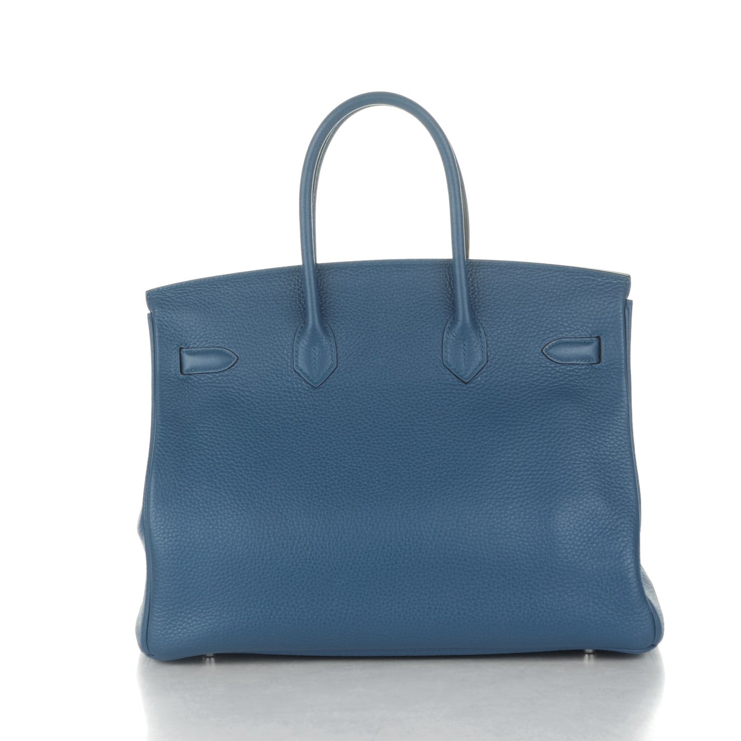 Taurillon Clemence Birkin 35 Bleu Thalassa