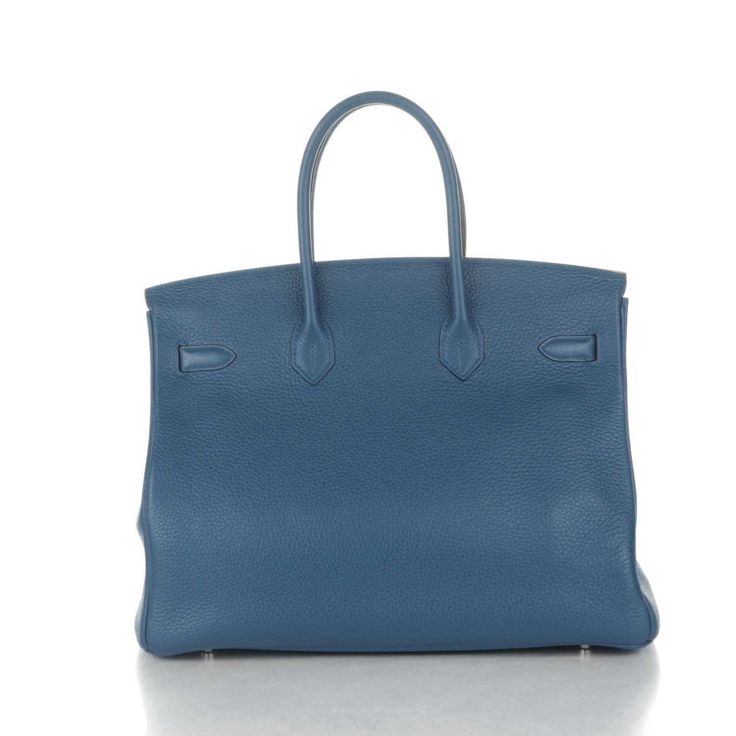 Hermes Taurillon Clemence Birkin 35 Bleu Thalassa 4 of 27