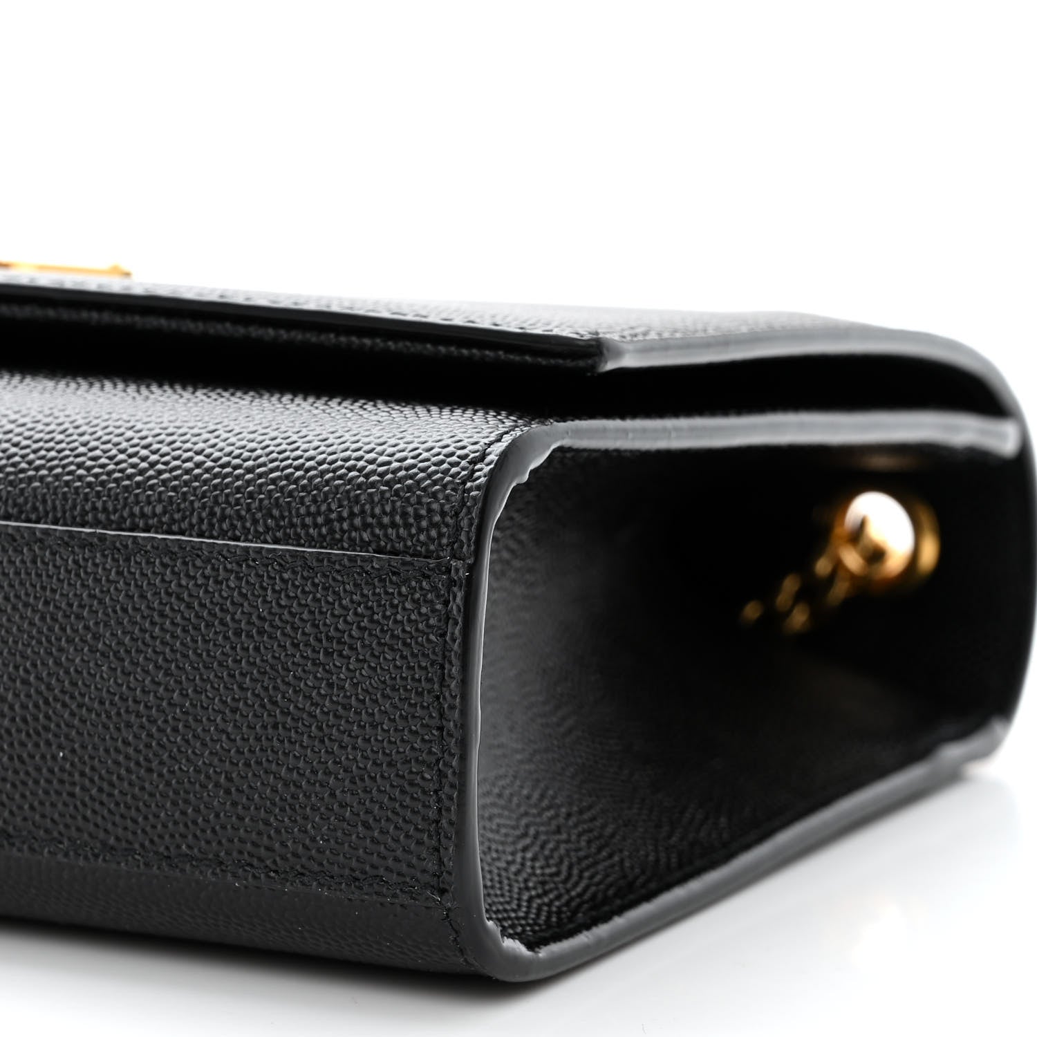 Saint Laurent Grain De Poudre Medium Classic Monogram Kate Tassel Satchel Black 10 of 11