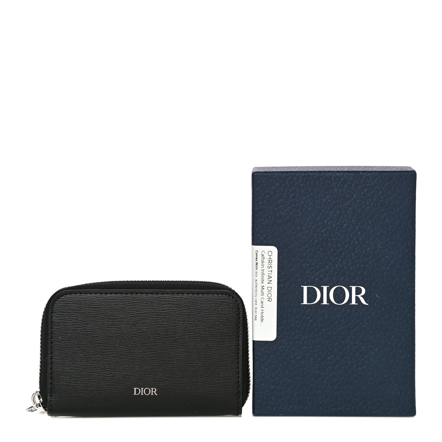 Christian Dior Calfskin Infinite Multi Card Holder Black 10 of 10