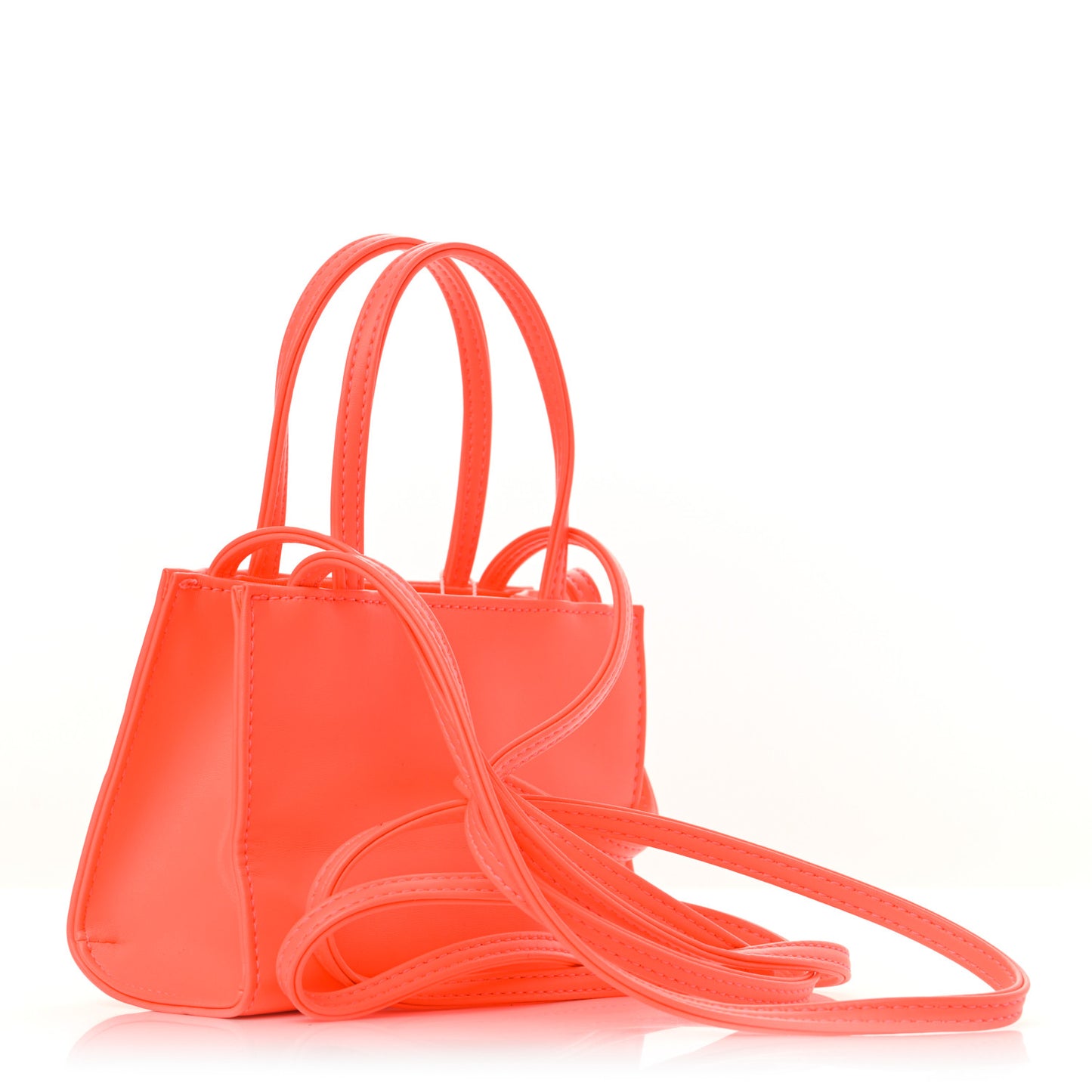 Vegan Leather Small Shopping Bag Hazard