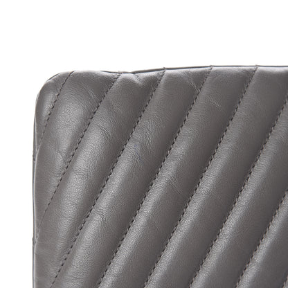 Saint Laurent Calfskin Matelasse Chevron Monogram A5 Wristlet Earth 10 of 10