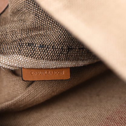 Burberry Canvas Mega Check Medium Maidstone Saddle Brown 7 of 10