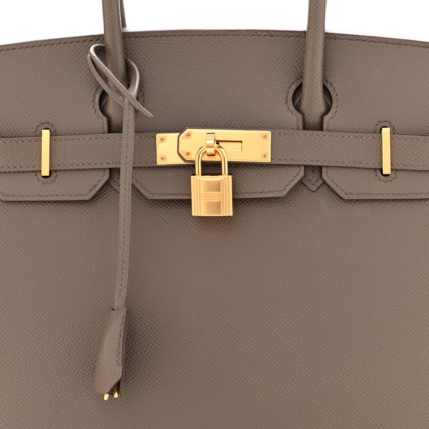 Hermes Epsom Birkin Sellier 30 Etain 8 of 12