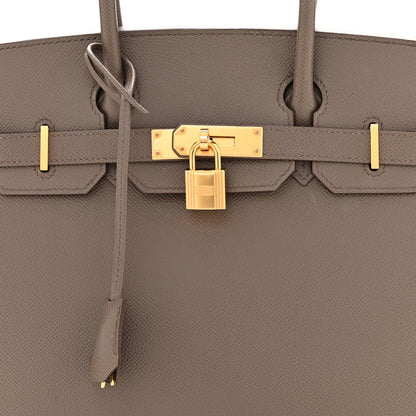 Hermes Epsom Birkin Sellier 30 Etain 8 of 12