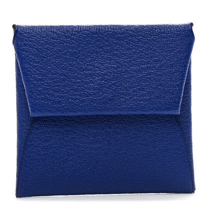 Hermes Chevre Mysore Bastia Coin Purse Bleu Electrique 1 of 8