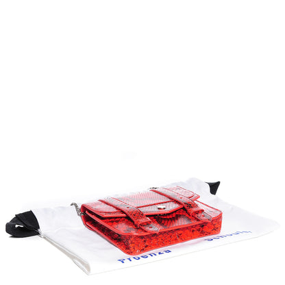 Proenza Schouler Python PS1 Large Chain Wallet Poppy 4 of 6