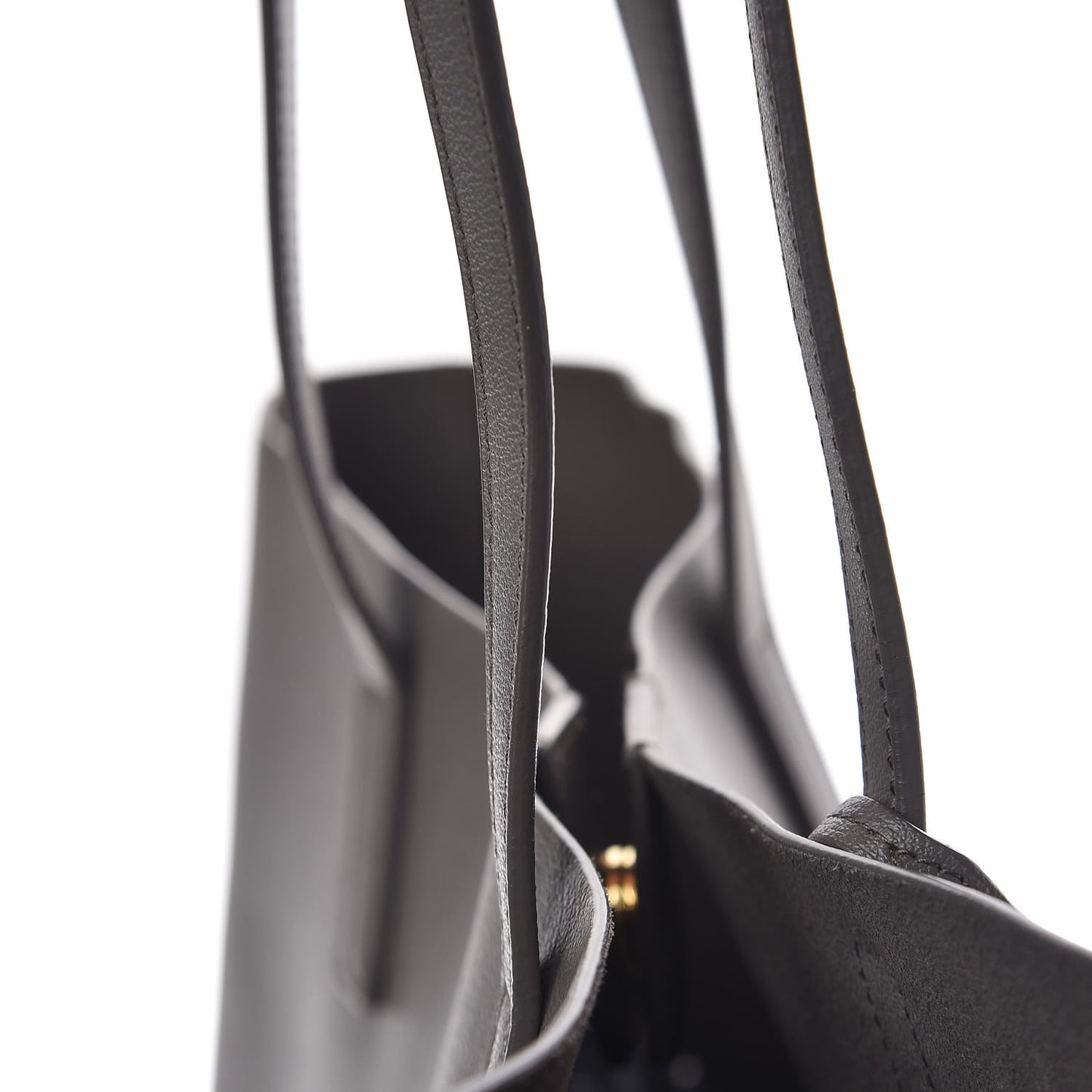 Calfskin Large Shopping Tote Earth