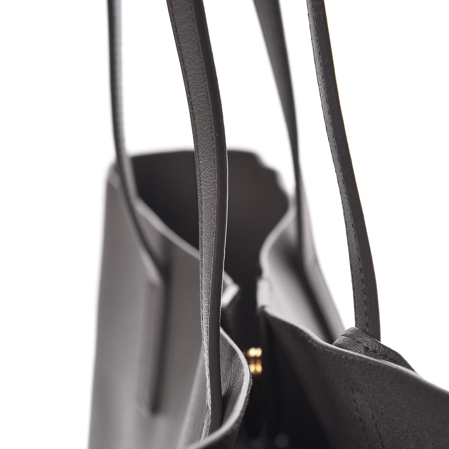 Saint Laurent Calfskin Large Shopping Tote Earth 9 of 17