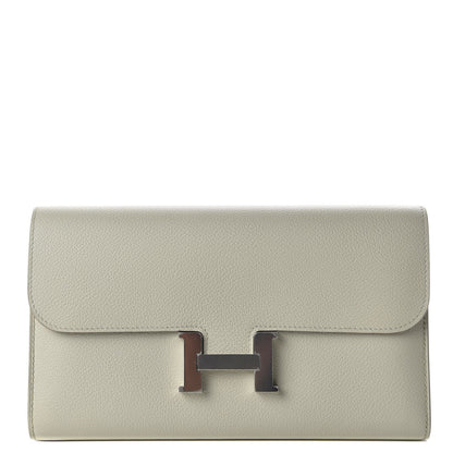 Hermes Evercolor Constance Long Wallet Beton 1 of 9