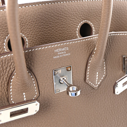 Hermes Togo Birkin 25 Etoupe 6 of 10
