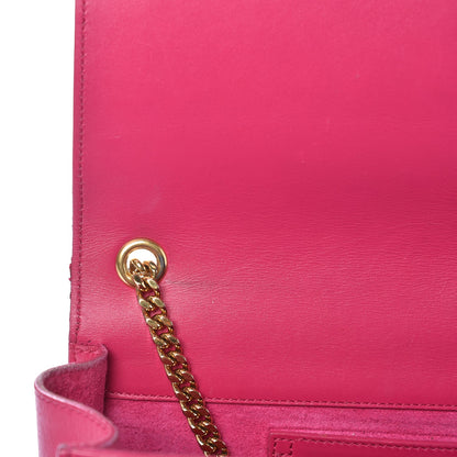 Saint Laurent Smooth Calfskin Medium Classic Monogram Kate Tassel Satchel Fuchsia 17 of 19