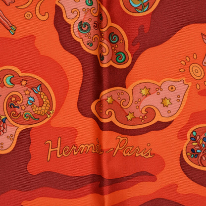 Hermes Silk Nuees Imaginaires Scarf 90 4 of 6