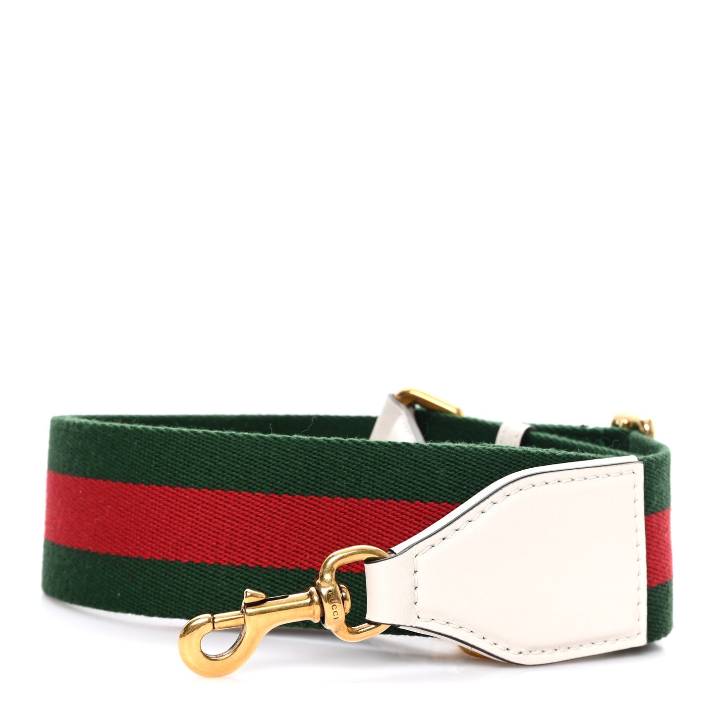 Canvas Web Shoulder Strap Green Red White