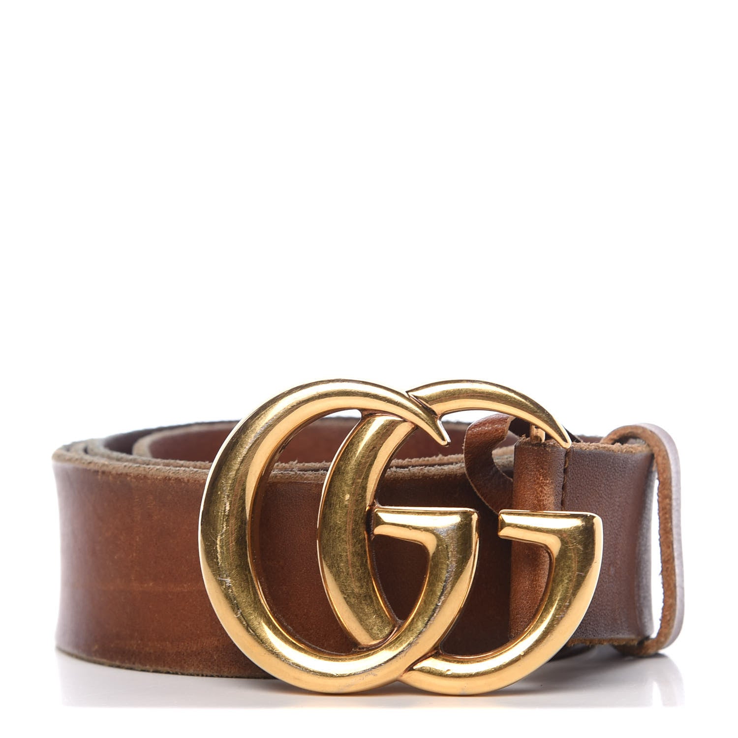 Gucci Faded Calfskin Double G 40mm Belt 100 40 Cuir 1 of 7
