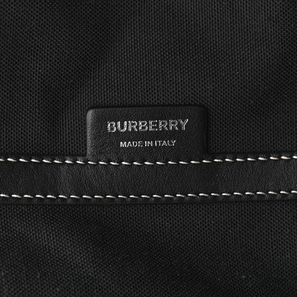 Burberry Cotton Canvas Monogram TB Print Tote Cobalt Black 10 of 14