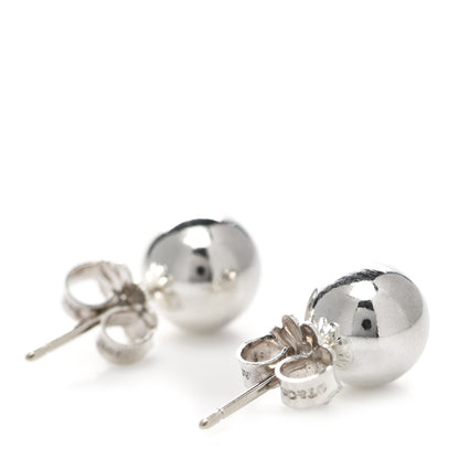 Tiffany Sterling Silver 8mm HardWear Ball Earrings 3 of 4