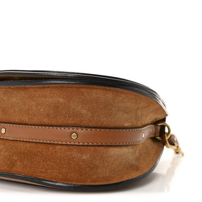 Chloe Calfskin Suede Medium Nile Bracelet Bag Caramel 9 of 9