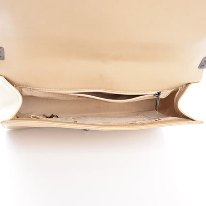 Chanel Lambskin Quilted Large Boy Flap Light Beige Dark Beige 5 of 15