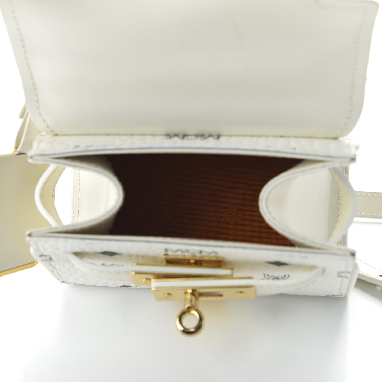 Visetos X-Mini Heritage Top Handle Satchel White