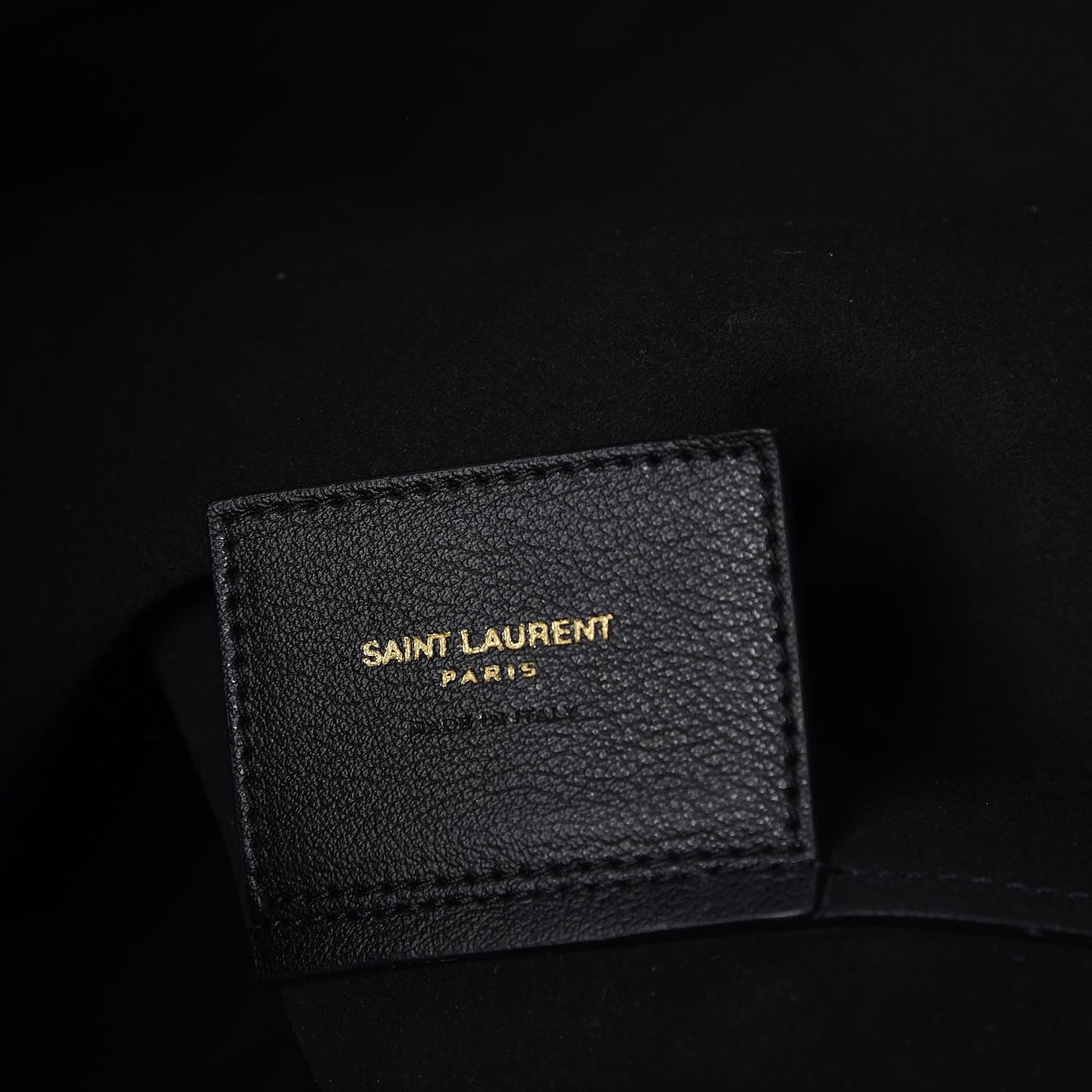 Calfskin Large Shopping Tote Black