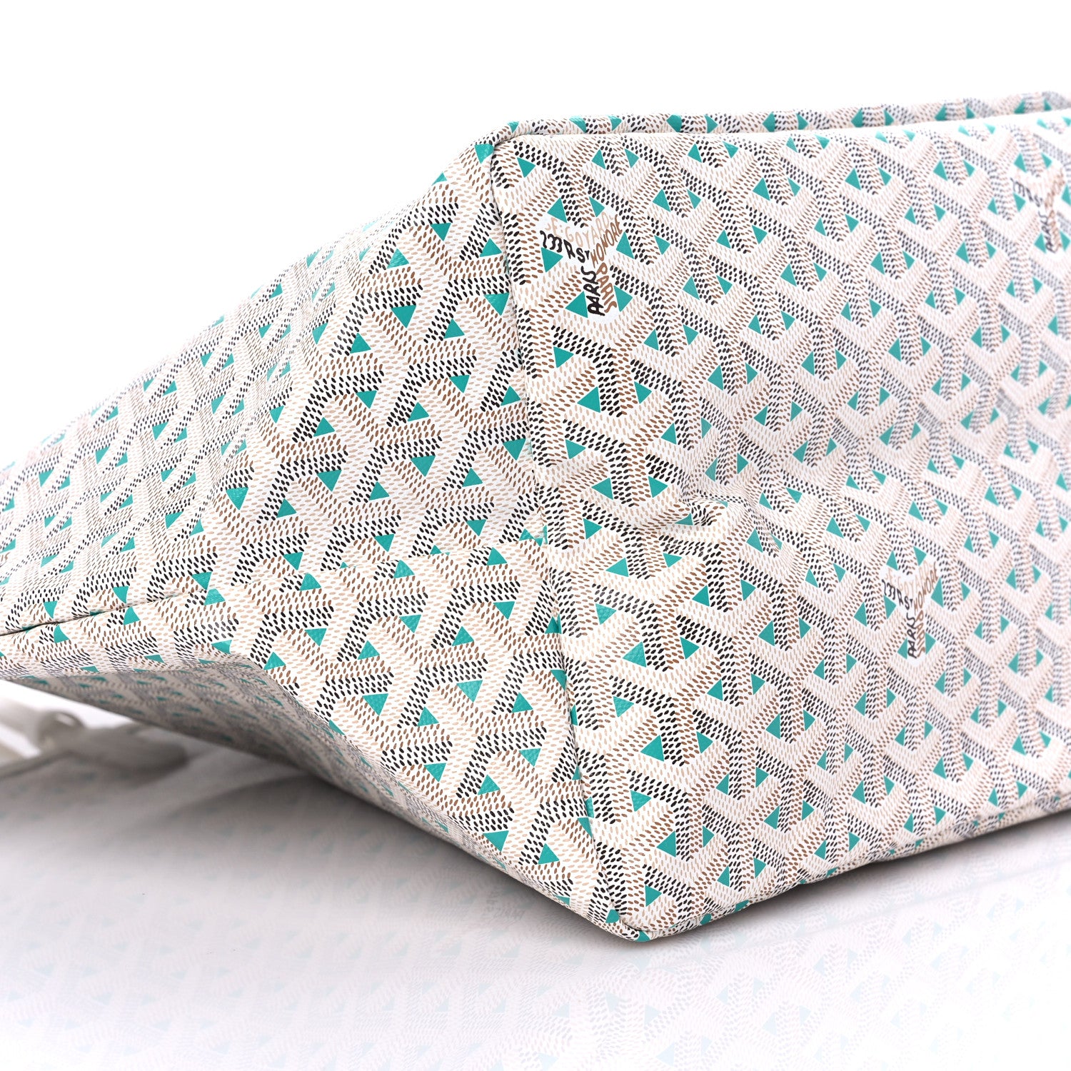Goyard Goyardine Saint Louis Claire Voie GM White Opaline 7 of 8