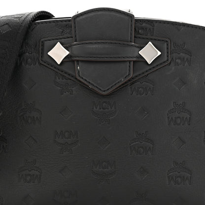 MCM Calfskin Ottomar Essential Crossbody Bag Black 8 of 11