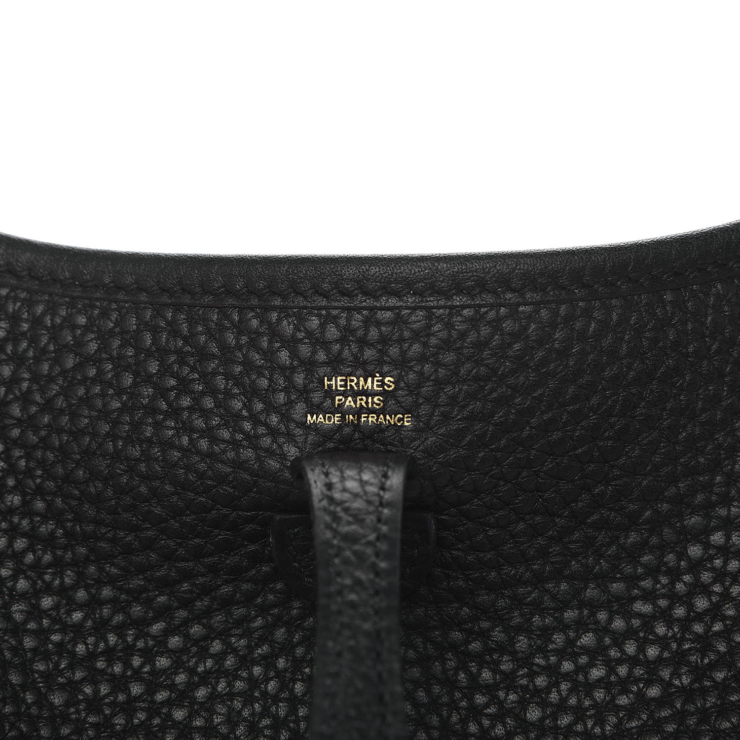 Hermes Taurillon Clemence Evelyne TPM Black 6 of 11
