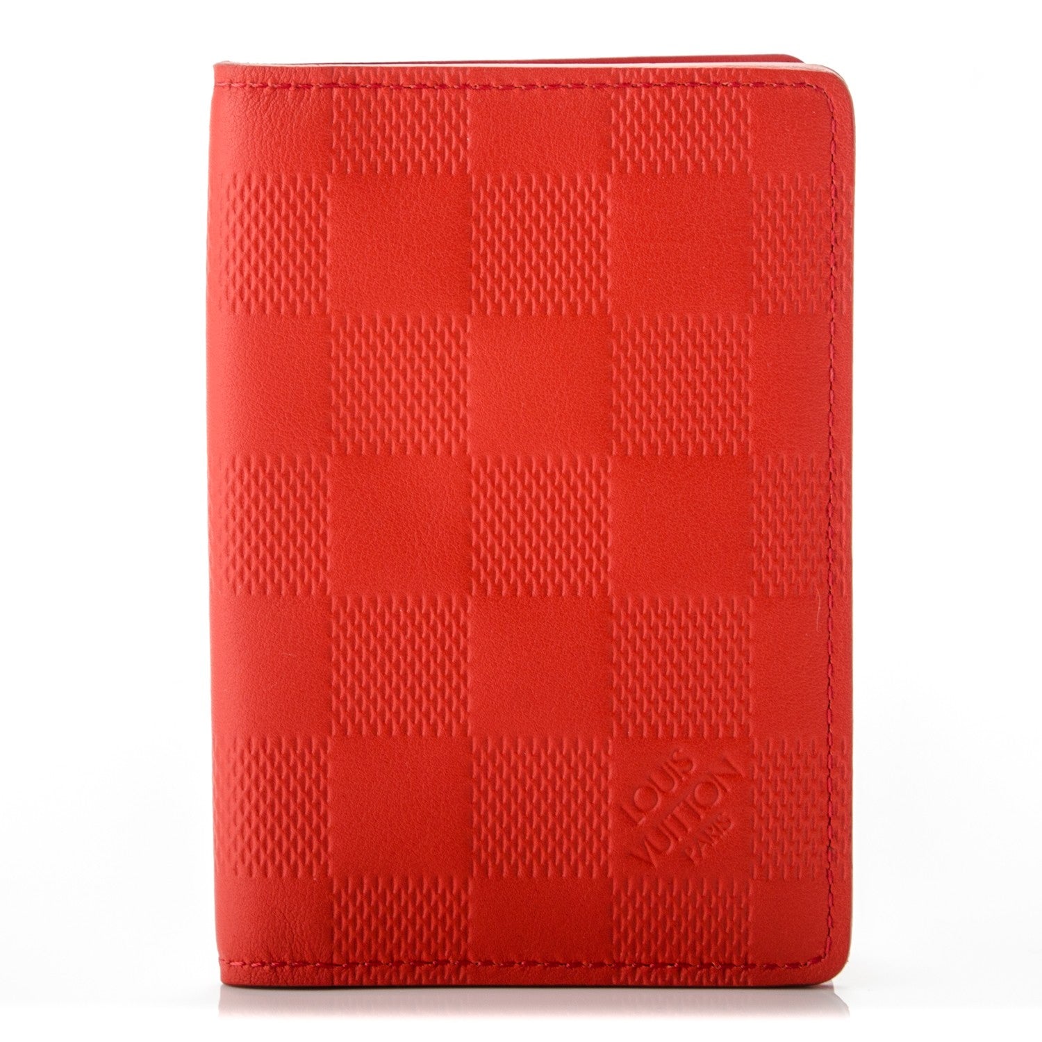 Louis Vuitton Neon Damier Infini Pocket Organizer Orange 1 of 7