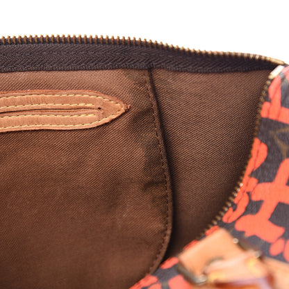 Louis Vuitton Monogram Graffiti Speedy 30 Orange 8 of 14