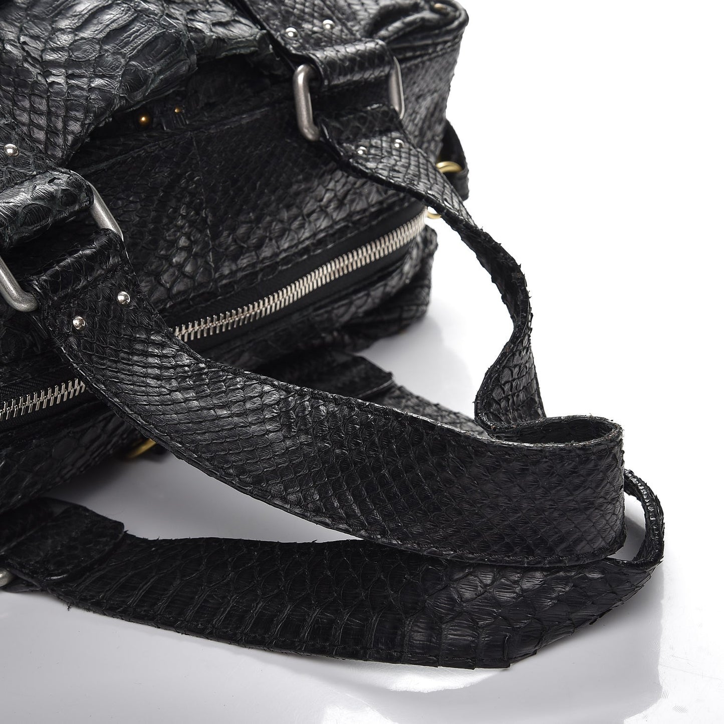 Python Large Betty Shoulder Bag Black