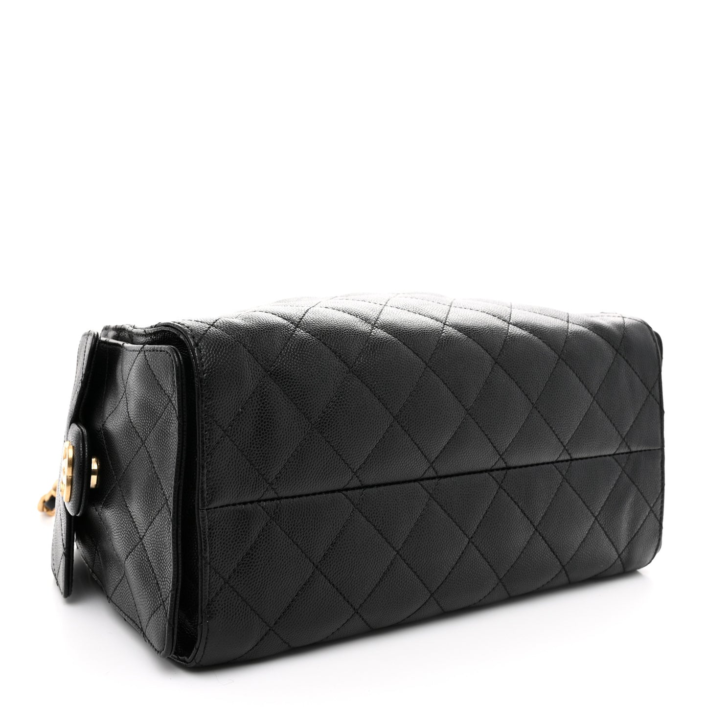 Caviar Quilted Small Chanel 25 Handbag Black