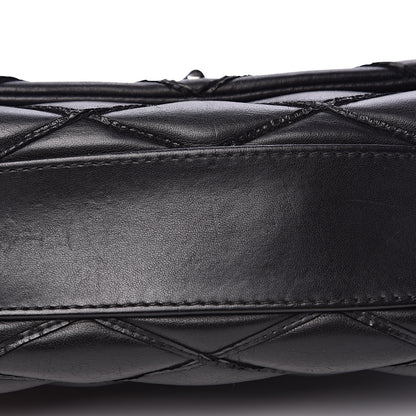Louis Vuitton Lambskin Malletage GO-14 PM Black 8 of 17