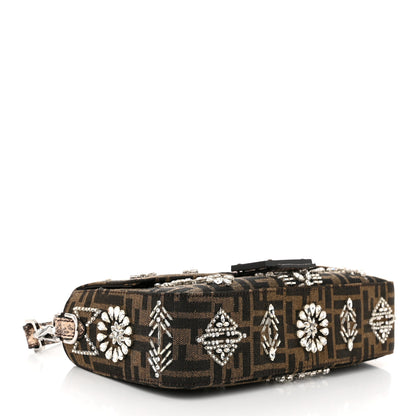 Fendi Re-Edition Elaphe Fabric Jacquard FF 1974 Embroidered Baguette Multicolor 4 of 10