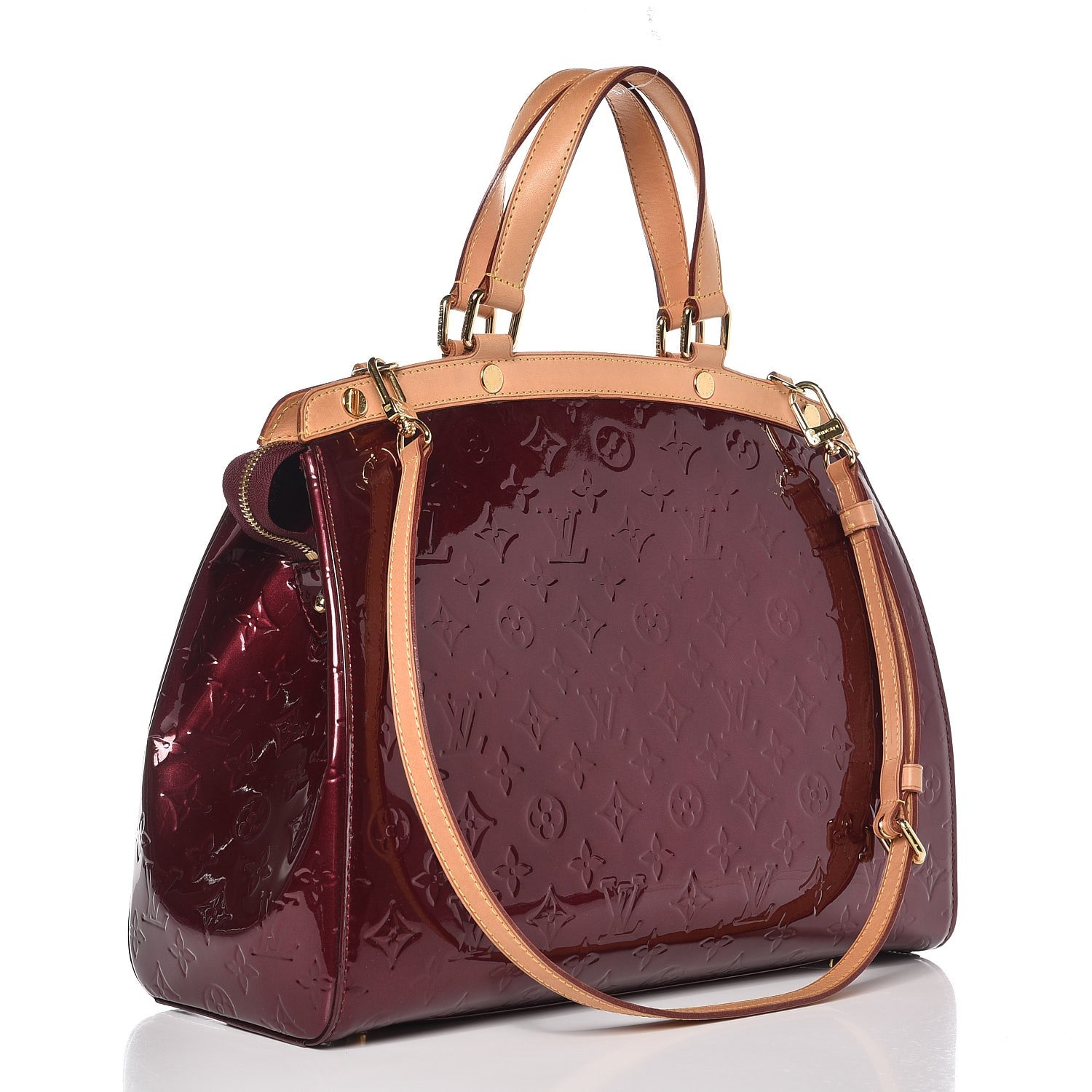 Louis Vuitton Vernis Brea GM Rouge Fauviste 4 of 8