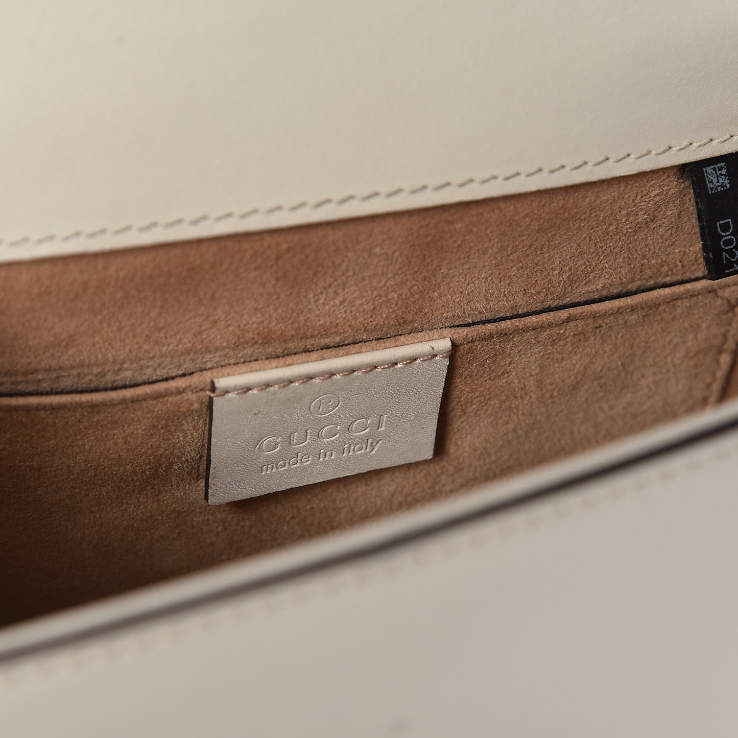 Calfskin Mini Sylvie Top Handle Bag White