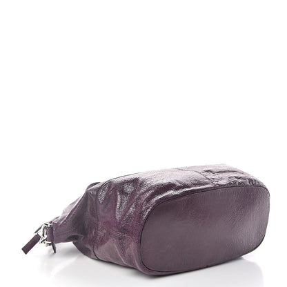 Givenchy Crackled Calfskin Medium Nightingale Aubergine 4 of 9