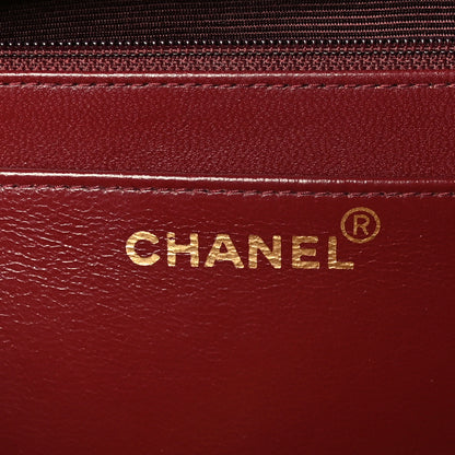 Chanel Lambskin Quilted XL Jumbo Single Flap Black 7 of 9