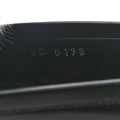 Louis Vuitton Calfskin Mink Upper Case Flat Loafer 39 Black 8 of 8
