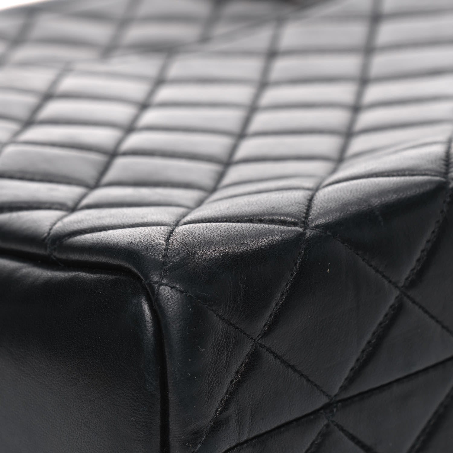 Chanel Lambskin Quilted Shoulder Bag Black 6 of 10