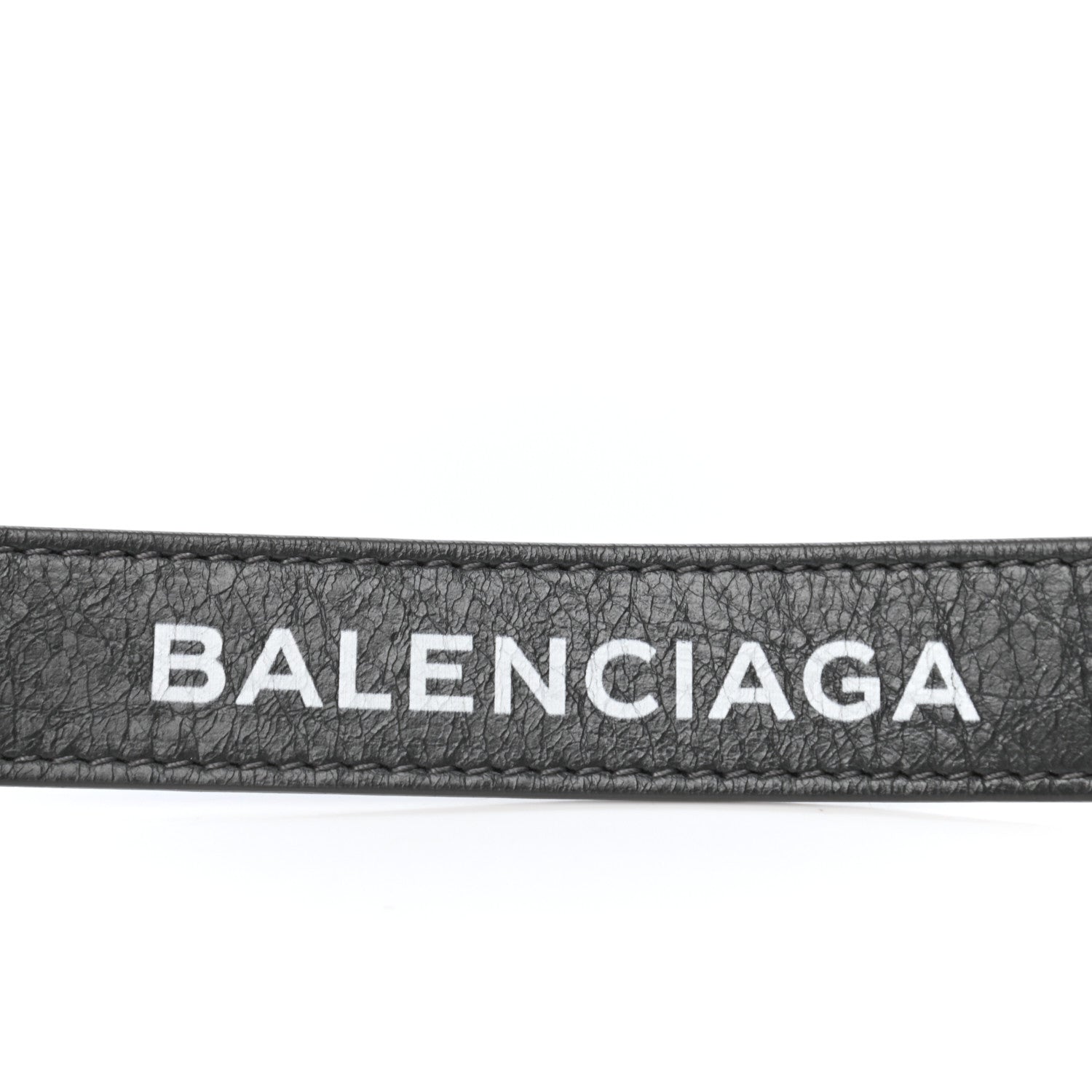 Balenciaga Agneau Classic Hardware Logo Shoulder Strap Gris Fossile 3 of 3