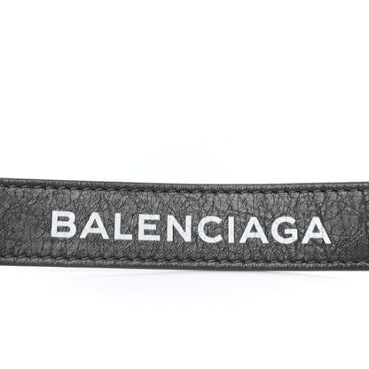 Balenciaga Agneau Classic Hardware Logo Shoulder Strap Gris Fossile 3 of 3