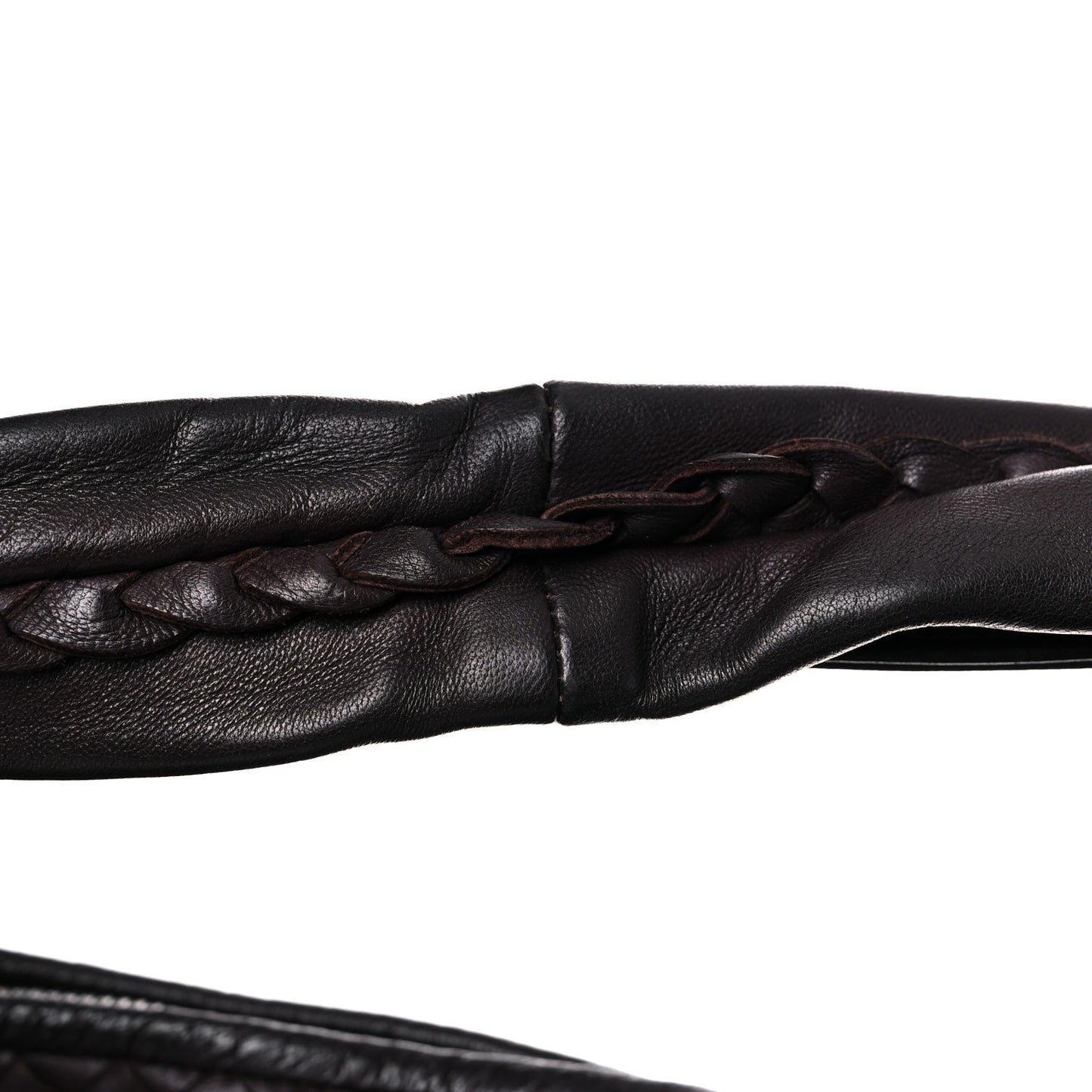 Nappa Intrecciato Large Veneta Hobo Ebano