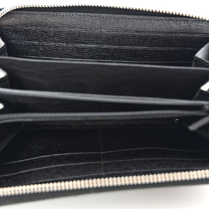 Gucci Calfskin GG Zip Around Wallet Black 5 of 10
