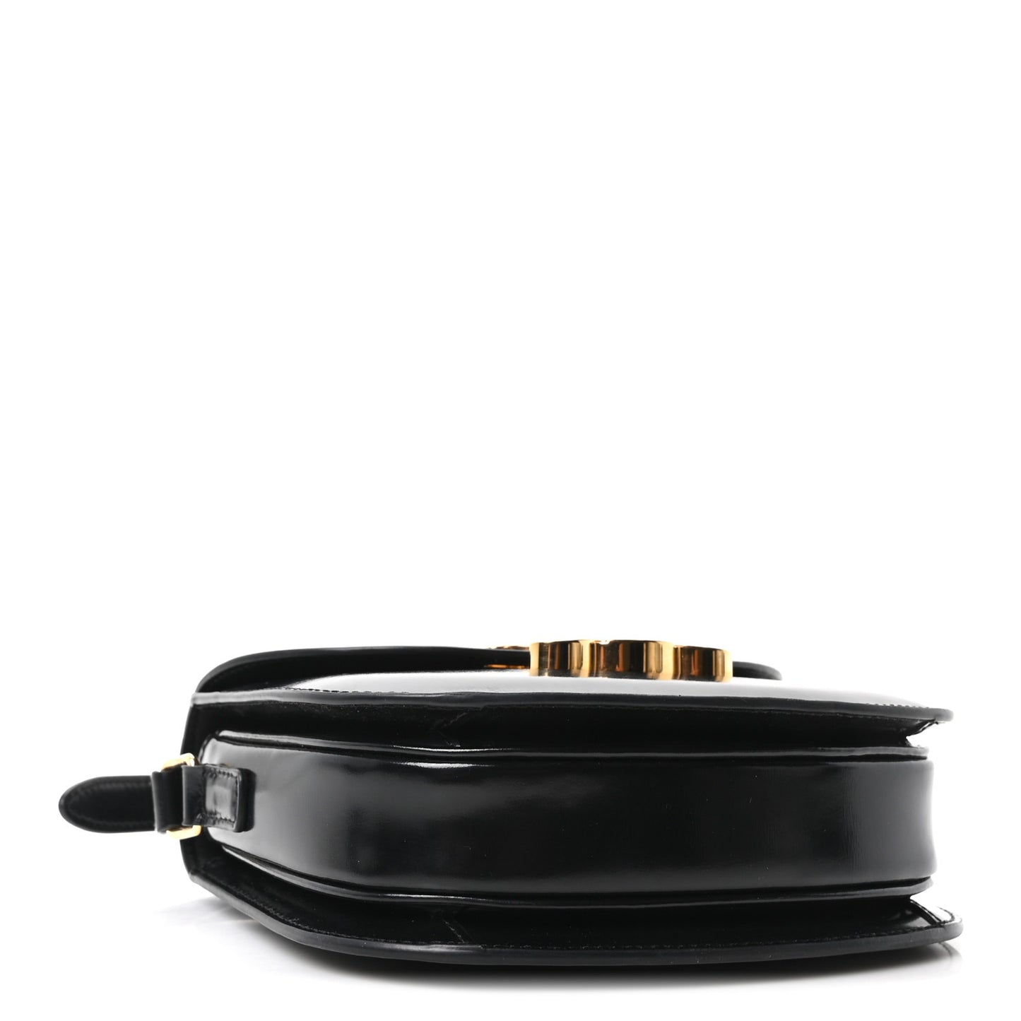 Shiny Calfskin Teen Besace Black