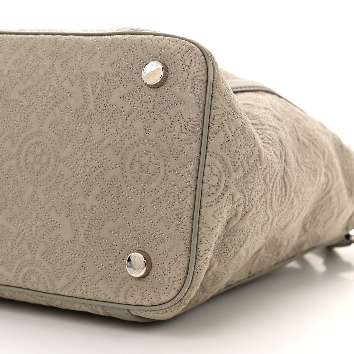 Monogram Lambskin Antheia Ixia MM Grey