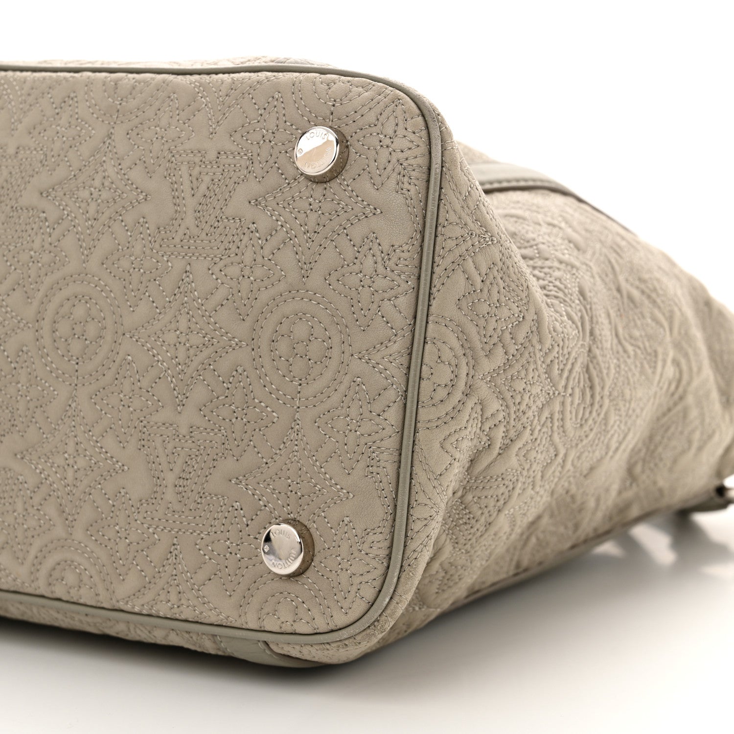 Louis Vuitton Monogram Lambskin Antheia Ixia MM Grey 9 of 13