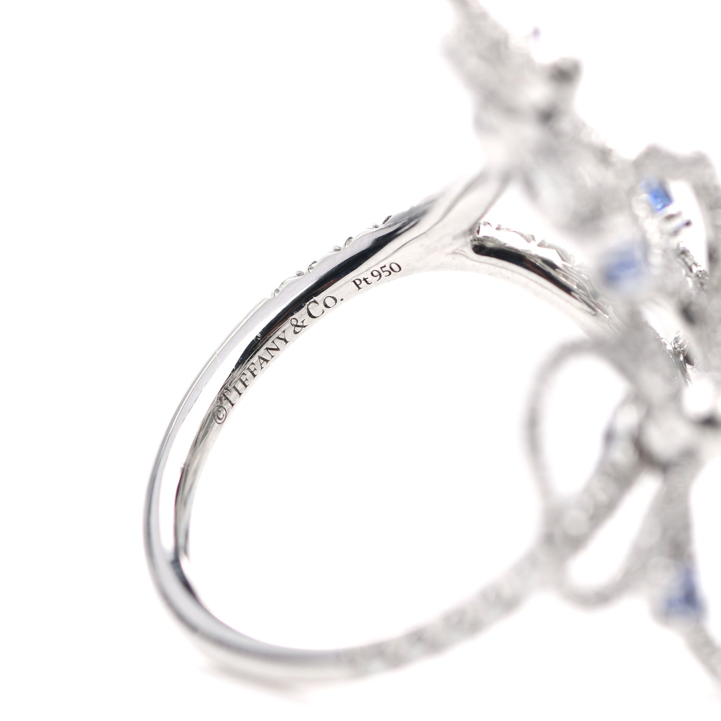Platinum Diamond Tanzanite Paper Flowers Open Cluster Ring 51 5.75