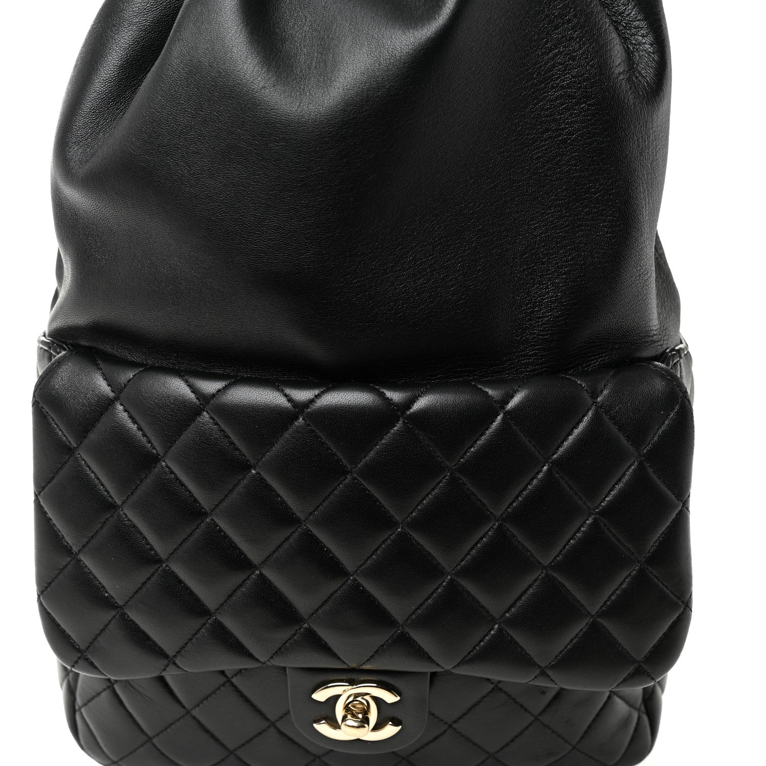 Chanel Lambskin Quilted Large in Seoul Backpack Black 8 of 10