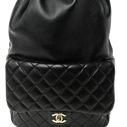 Chanel Lambskin Quilted Large in Seoul Backpack Black 8 of 10
